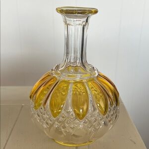 Vintage 1908 Val Saint Lambert art deco decanter